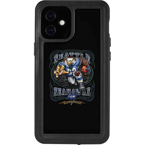 Liquid Blue NFL Seattle Seahawks Running Back iPhone 12 Mini Waterproof Case