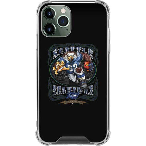 Liquid Blue NFL Seattle Seahawks Running Back iPhone 12 Pro Clear Case