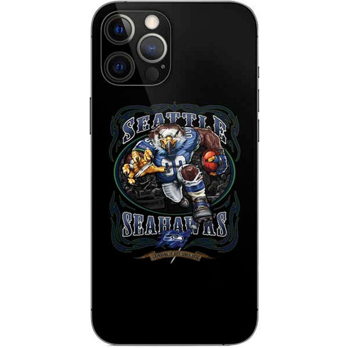 Liquid Blue NFL Seattle Seahawks Running Back iPhone 12 Pro Max Skin