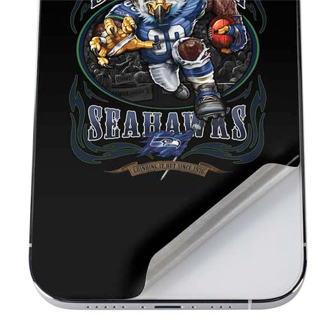 Liquid Blue NFL Seattle Seahawks Running Back iPhone 12 Pro Max Skin