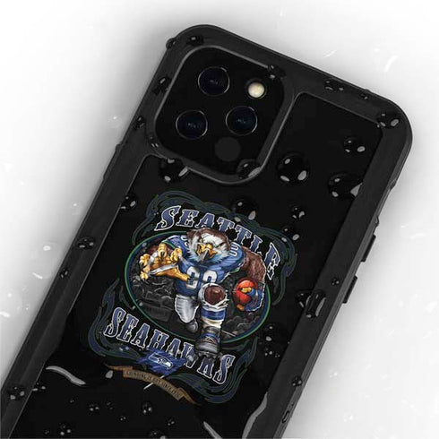 Liquid Blue NFL Seattle Seahawks Running Back iPhone 12 Pro Max Waterproof Case