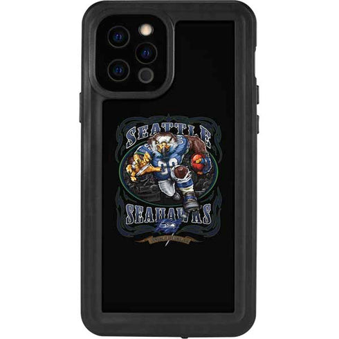 Liquid Blue NFL Seattle Seahawks Running Back iPhone 12 Pro Waterproof Case