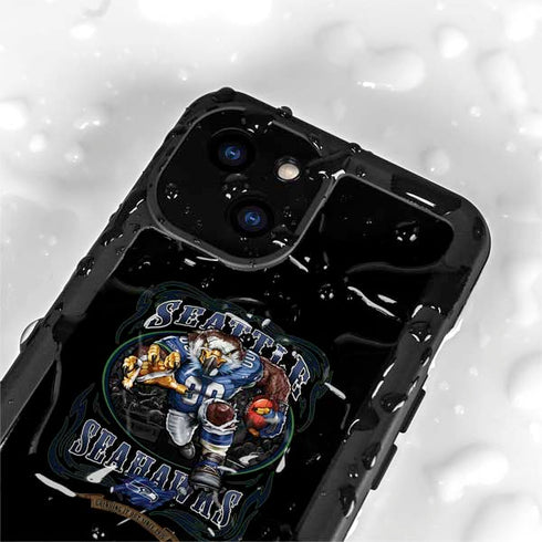Liquid Blue NFL Seattle Seahawks Running Back iPhone 13 Mini Waterproof Case