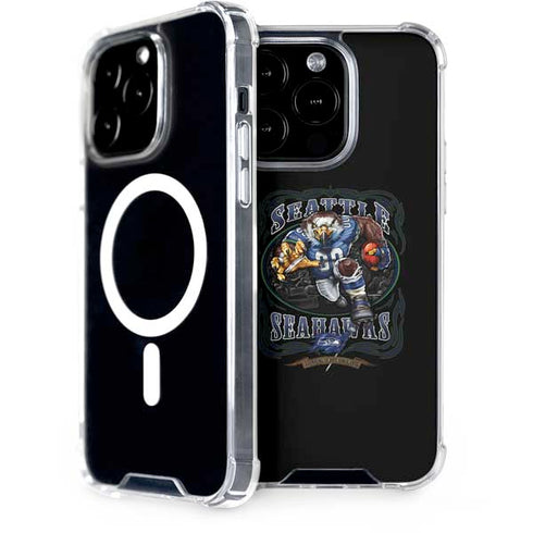 Liquid Blue NFL Seattle Seahawks Running Back iPhone 13 Pro MagSafe Case