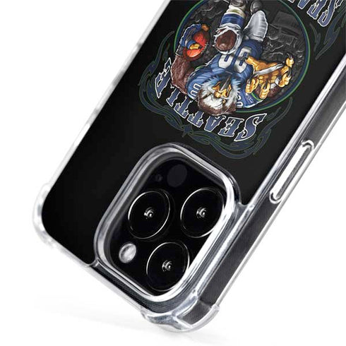 Liquid Blue NFL Seattle Seahawks Running Back iPhone 14 Pro MagSafe Case