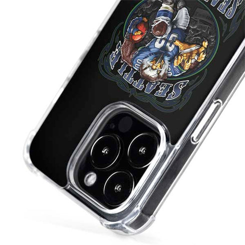 Liquid Blue NFL Seattle Seahawks Running Back iPhone 14 Pro Max MagSafe Case