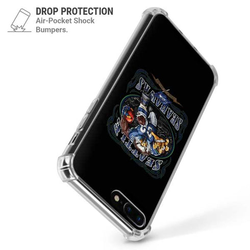 Liquid Blue NFL Seattle Seahawks Running Back iPhone 7/8 Plus Clear Case