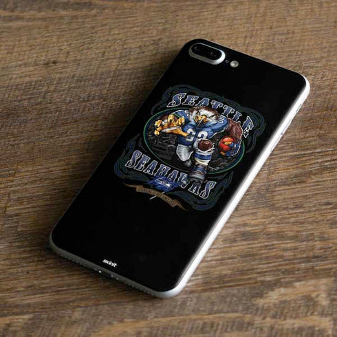 Liquid Blue NFL Seattle Seahawks Running Back iPhone 7 Plus Skin