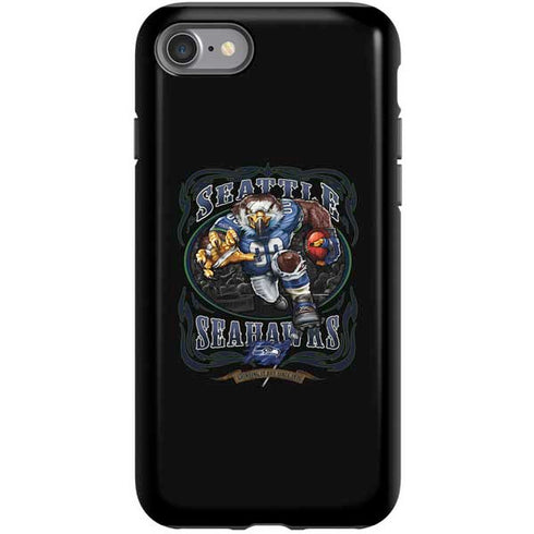 Liquid Blue NFL Seattle Seahawks Running Back iPhone SE (2nd & 3rd Gen) Pro Case