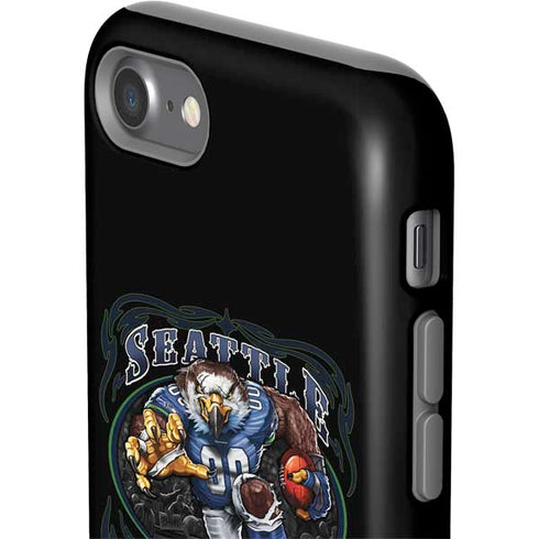 Liquid Blue NFL Seattle Seahawks Running Back iPhone SE (2nd & 3rd Gen) Pro Case