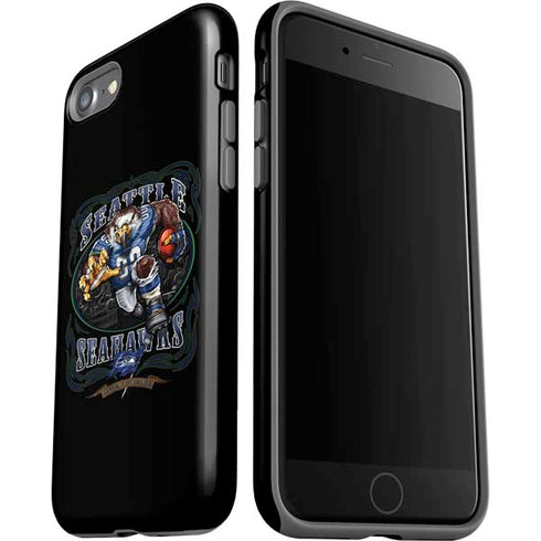 Liquid Blue NFL Seattle Seahawks Running Back iPhone SE (2nd & 3rd Gen) Pro Case