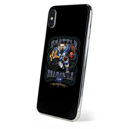 Liquid Blue NFL Seattle Seahawks Running Back iPhone X Skin