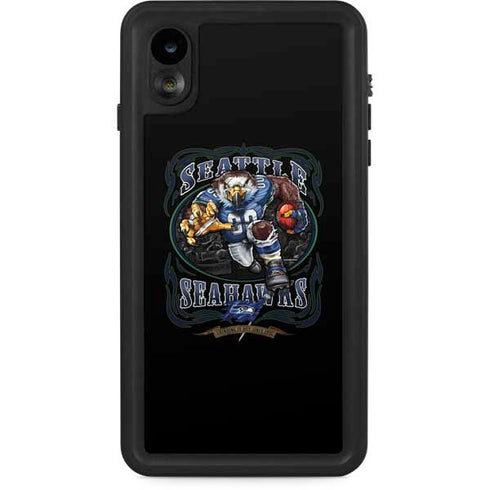 Liquid Blue NFL Seattle Seahawks Running Back iPhone XR Waterproof Case