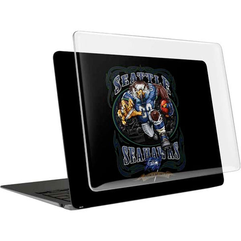 Liquid Blue NFL Seattle Seahawks Running Back MacBook Air 13in (2020) Case plus Skin