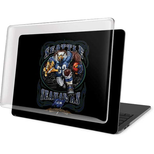 Liquid Blue NFL Seattle Seahawks Running Back MacBook Pro 13in (2020) Case plus Skin