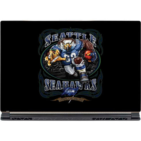 Liquid Blue NFL Seattle Seahawks Running Back MSI GS65 Stealth Laptop Skin