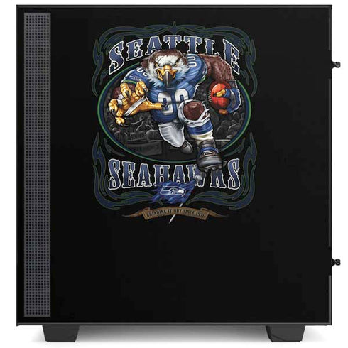 Liquid Blue NFL Seattle Seahawks Running Back NZXT H510 Compact ATX Mid-Tower Case Skin