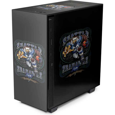 Liquid Blue NFL Seattle Seahawks Running Back NZXT H510 Compact ATX Mid-Tower Case Skin
