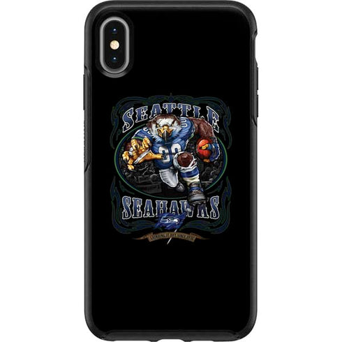 Liquid Blue NFL Seattle Seahawks Running Back Otterbox Symmetry iPhone Skin