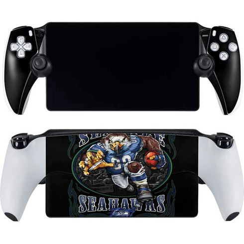 Liquid Blue NFL Seattle Seahawks Running Back PlayStation Portal Remote Player Skin