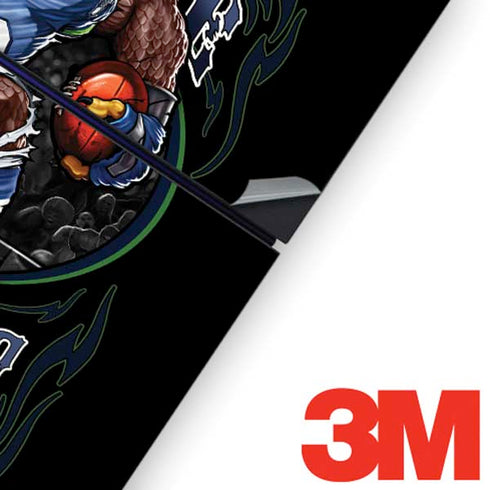 Liquid Blue NFL Seattle Seahawks Running Back PS4 Console and Controller Bundle Skin