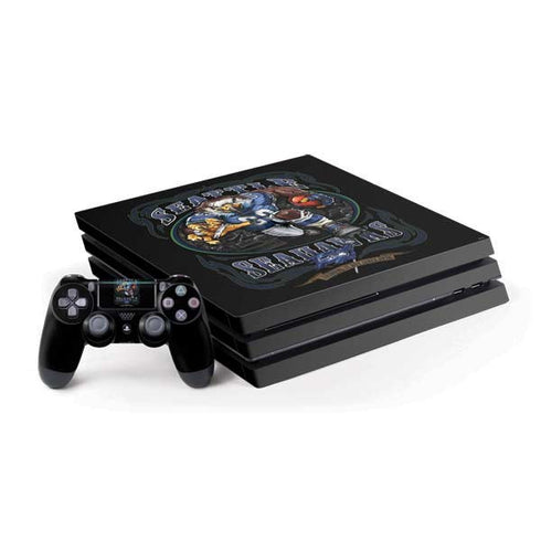 Liquid Blue NFL Seattle Seahawks Running Back PS4 Pro Bundle Skin