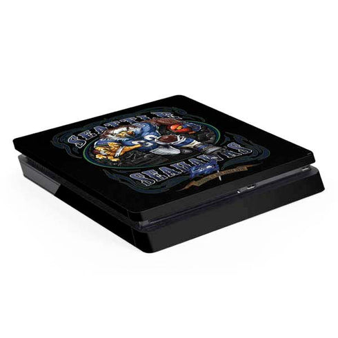 Liquid Blue NFL Seattle Seahawks Running Back PS4 Slim Skin