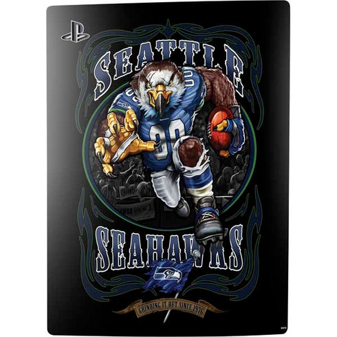 Liquid Blue NFL Seattle Seahawks Running Back PS5 Bundle Skin