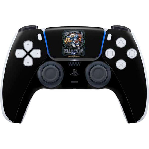 Liquid Blue NFL Seattle Seahawks Running Back PS5 Controller Skin