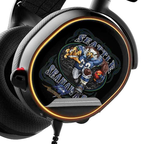 Liquid Blue NFL Seattle Seahawks Running Back SteelSeries Arctis 5 Skin