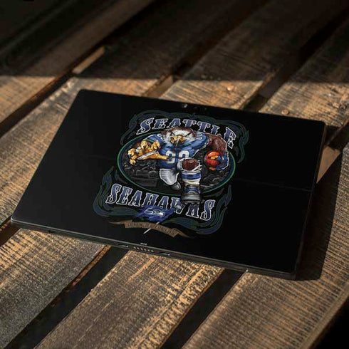 Liquid Blue NFL Seattle Seahawks Running Back Surface Pro 6 Skin