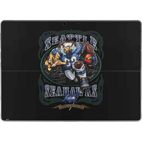 Liquid Blue NFL Seattle Seahawks Running Back Surface Pro 9 Skin