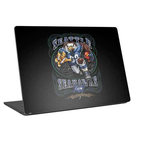 Liquid Blue NFL Seattle Seahawks Running Back Universal Laptop 15in (12.2 x 8.8in) Skin