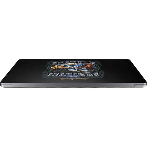 Liquid Blue NFL Seattle Seahawks Running Back Universal Laptop 15in (12.2 x 8.8in) Skin