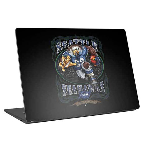 Liquid Blue NFL Seattle Seahawks Running Back Universal Laptop 18in (14.6 x 10.6in) Skin