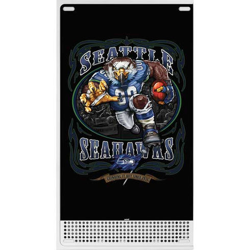 Liquid Blue NFL Seattle Seahawks Running Back Xbox Series S Bundle Skin