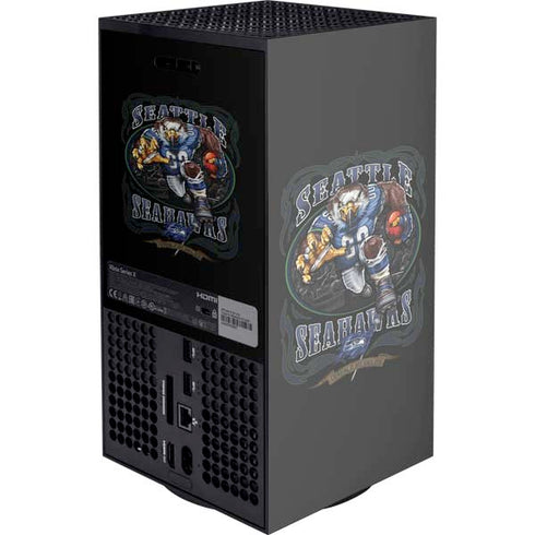Liquid Blue NFL Seattle Seahawks Running Back Xbox Series X Console Skin