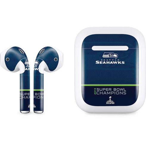 NFL Seattle Seahawks Super Bowl XLVIII Apple AirPods Skin