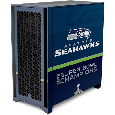 NFL Seattle Seahawks Super Bowl XLVIII Corsair 4000D Tempered Glass Mid-Tower ATX Case Skin