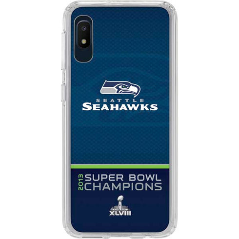 NFL Seattle Seahawks Super Bowl XLVIII Galaxy A10e Clear Case