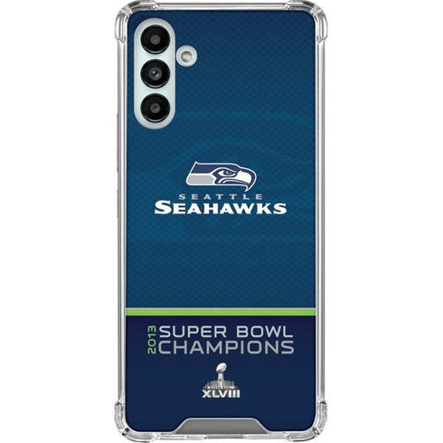 NFL Seattle Seahawks Super Bowl XLVIII Galaxy A13 5G Clear Case