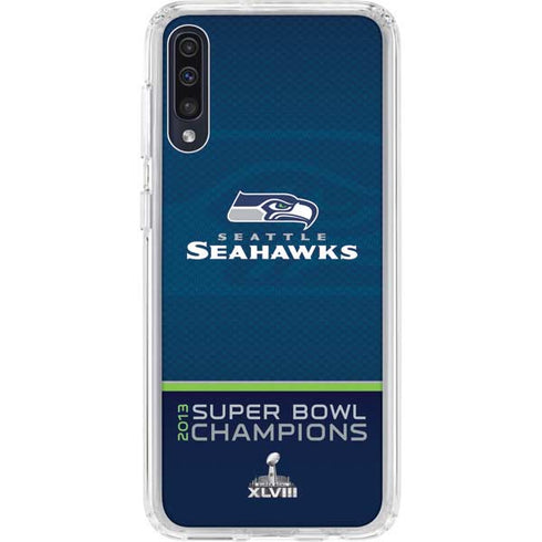 NFL Seattle Seahawks Super Bowl XLVIII Galaxy A50 Clear Case