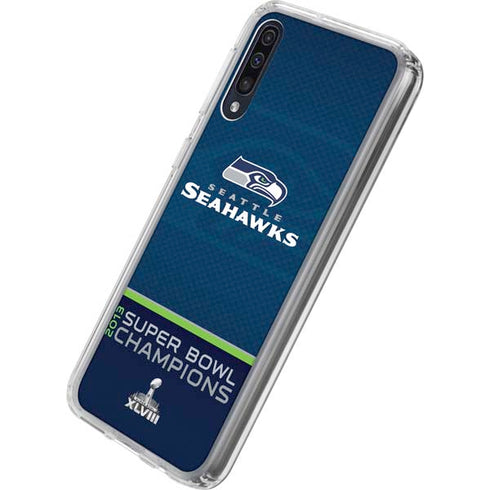 NFL Seattle Seahawks Super Bowl XLVIII Galaxy A50 Clear Case