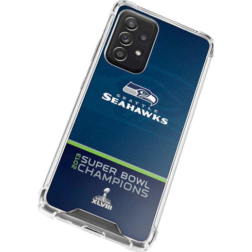 NFL Seattle Seahawks Super Bowl XLVIII Galaxy A52 5G Clear Case