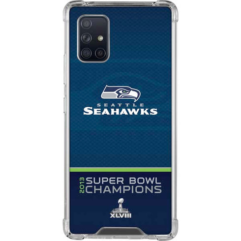 NFL Seattle Seahawks Super Bowl XLVIII Galaxy A71 5G Clear Case