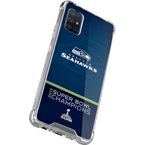 NFL Seattle Seahawks Super Bowl XLVIII Galaxy A71 5G Clear Case