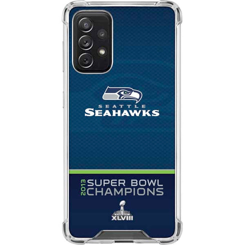 NFL Seattle Seahawks Super Bowl XLVIII Galaxy A72 5G Clear Case