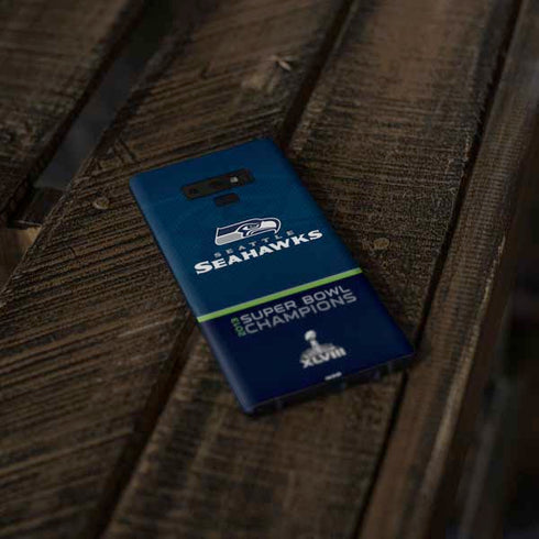 NFL Seattle Seahawks Super Bowl XLVIII Galaxy Note 9 Skin