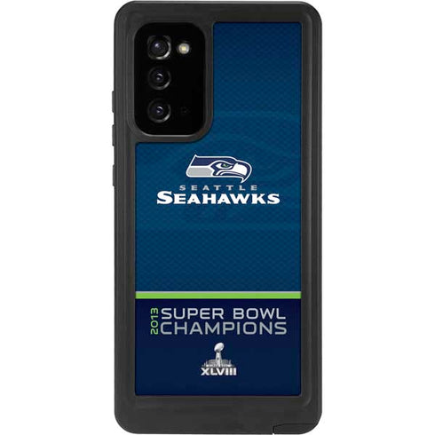 NFL Seattle Seahawks Super Bowl XLVIII Galaxy Note20 5G Waterproof Case