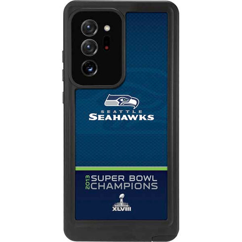 NFL Seattle Seahawks Super Bowl XLVIII Galaxy Note20 Ultra 5G Waterproof Case